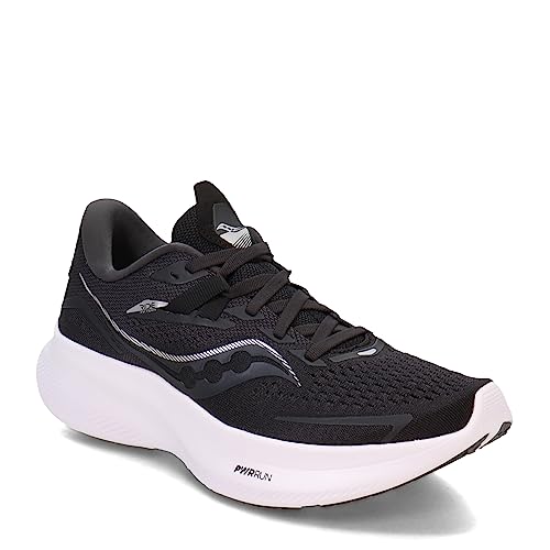 Saucony Damen Ride 15 Walking-Schuh, Black/White, 43 EU von Saucony