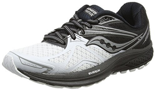 Saucony Damen Ride 9 Reflex Laufschuhe, Mehrfarbig (Weiß/Schwarz), 38 EU von Saucony