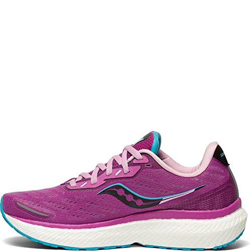 Saucony Damen Triumph 19 Sneaker, Razzle/Blaze, 38 EU von Saucony