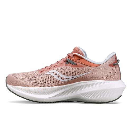 Saucony Damen Triumph 21 Laufschuhe Neutralschuh Rosa - Silber 38,5 von Saucony