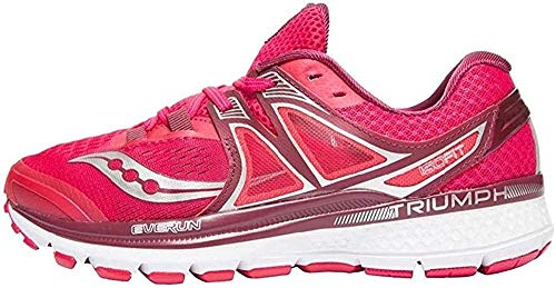 Saucony Damen Triumph ISO 3 Laufschuhe, Pink (Pink/Berry/Silver 2), 37 EU von Saucony