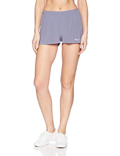 Saucony Endorphin Damen Shorts, 5,1 cm, Damen, Smoke, Medium von Saucony