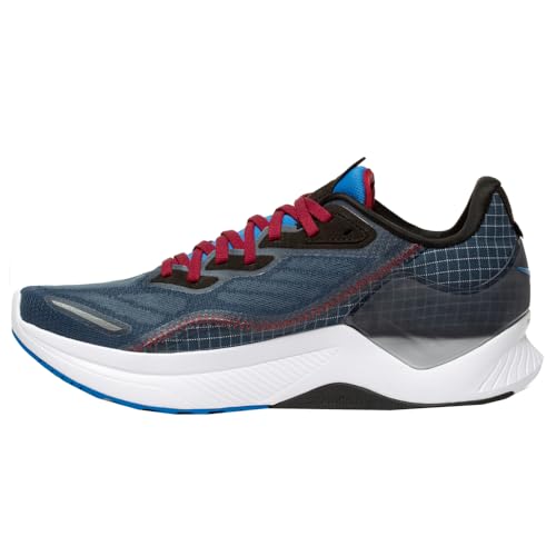 Saucony Herren Endorphin Shift 2 Sneaker, Space/Maulbeere, 44 EU von Saucony