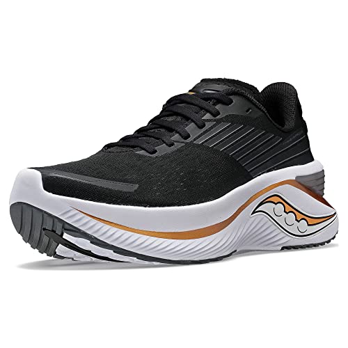 Saucony Herren Endorphin Shift 3 Sneaker, Black/Goldstruck, 46.5 EU von Saucony