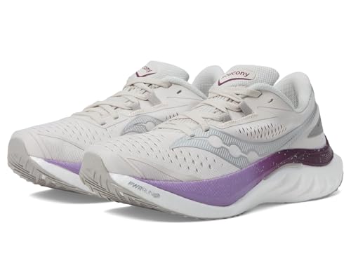 Saucony Women's Endorphin Speed 4 Sneaker, Moon/Plum, 39 EU von Saucony