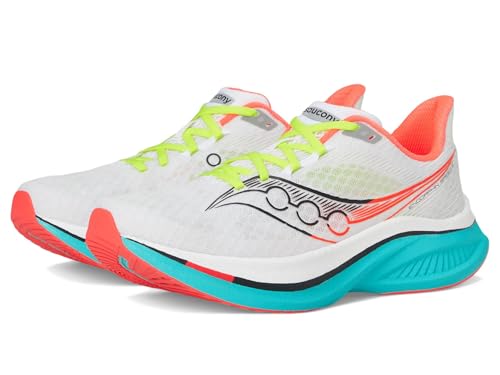 Saucony Endorphin Speed 5 Damen-Sneaker, Weiß/Gum, 14 Saucony Endorphin Speed 5 Damen-Sneaker, Weiß/Gum, 14 von Saucony