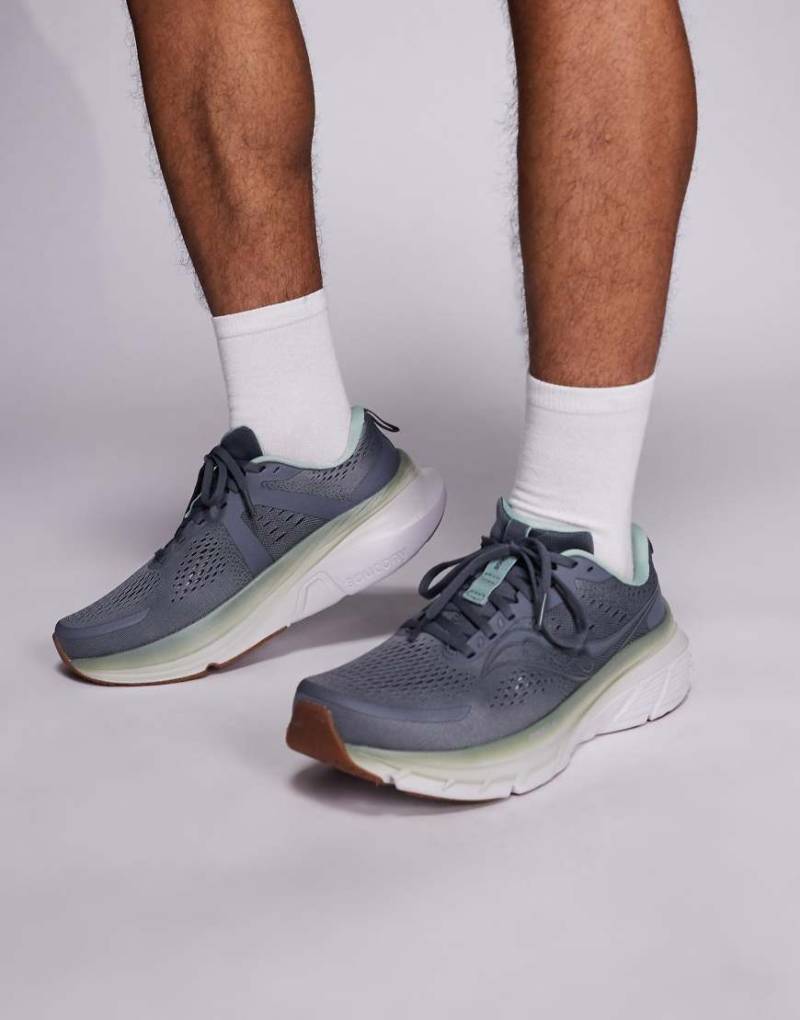 Saucony - Guide 18 - Lauf-Sneaker in Grau und Eisberg Saucony - Guide 18 - Lauf-Sneaker in Grau und Eisberg von Saucony