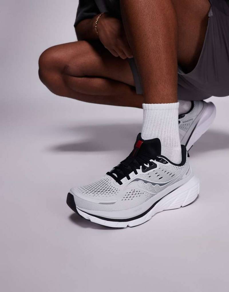 Saucony - Guide 18 - Lauf-Sneaker in den Farben Cloud und Schwarz-Grau von Saucony