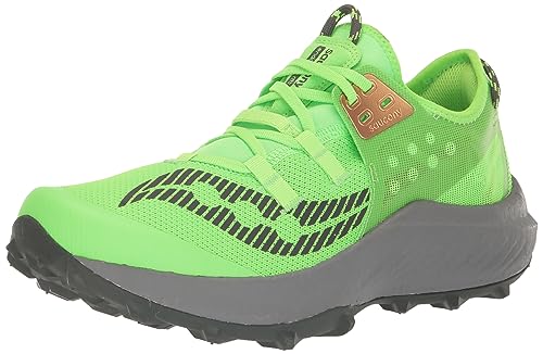 Saucony Herren Endorphin Rift Laufschuhe Trailschuh Neongrün - Schwarz 44 von Saucony