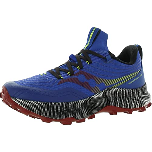 Saucony Herren Endorphin Trail Laufschuhe Trailschuh Blau - Rot 46 von Saucony