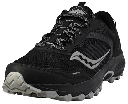 Saucony Herren Excursion TR15 Trailrunning-Schuh, Schwarz (Black Shadow), 10.5 Wide von Saucony