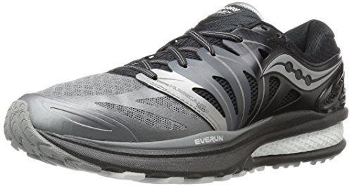 Saucony Herren Hurricane ISO 2 Reflex Laufschuhe, Mehrfarbig (Schwarz/Grau/Weiß), 44 EU von Saucony