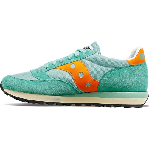 Saucony Herren Jazz 81 Sneaker, Blau/Orange, 8.5 Women/7 Men von Saucony