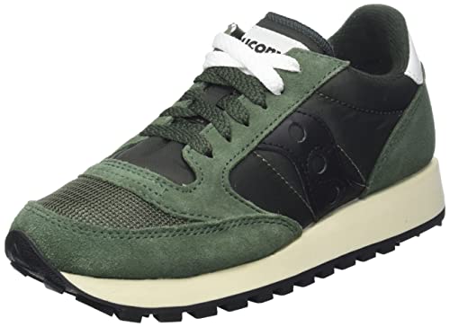 Saucony Jazz Original Vintage Herren Sportschuhe, Dark Green Black, 37.5 EU von Saucony