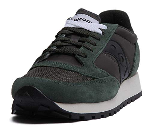 Saucony Jazz Original Vintage Herren Sportschuhe, Dark Green Black, 38 EU von Saucony