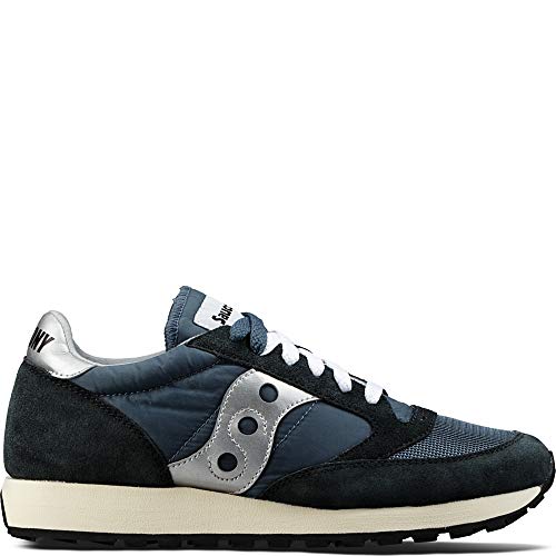 Saucony Jazz Original Vintage Herren Sportschuhe, Blue Navy Silver, 37.5 EU von Saucony