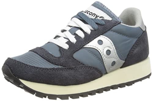 Saucony Jazz Original Vintage Herren Sportschuhe, Blue Navy Silver, 37.5 EU von Saucony