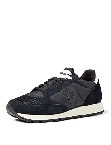Saucony Jazz Original Vintage Herren Sportschuhe, Schwarz, 38.5 EU von Saucony