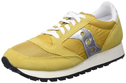 Saucony Jazz Original Vintage Herren Sportschuhe, Mustard Silver, 37.5 EU von Saucony