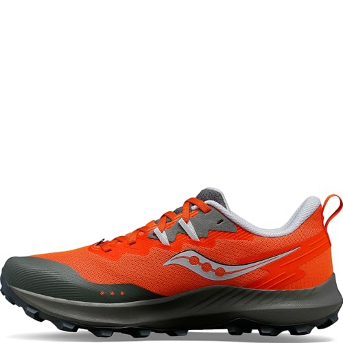 Saucony Peregrin 14 Herren Trailrunning-Schuhe Rote 42.5 EU von Saucony