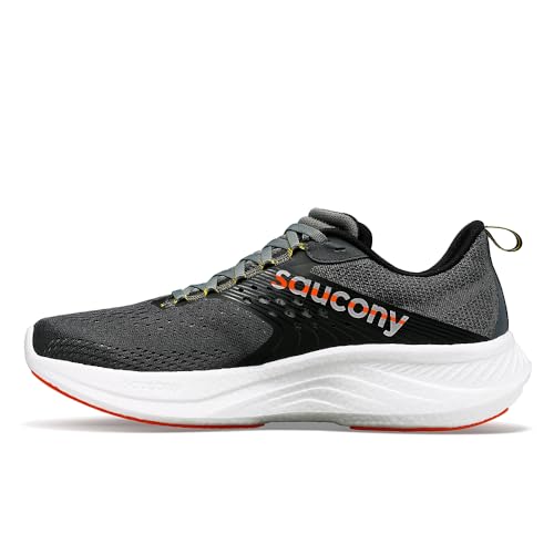 Saucony Herren Ride 17 Sneaker, Schatten Pfeffer, 42.5 EU von Saucony