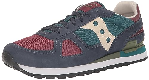 Saucony Herren Shadow Original Sneaker, marineblau/grün, 9.5 Women/8 Men von Saucony