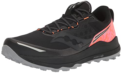 Saucony Xodus Ultra 2 Herren-Sneaker, Schwarz/Viziornge, 42.5 EU von Saucony