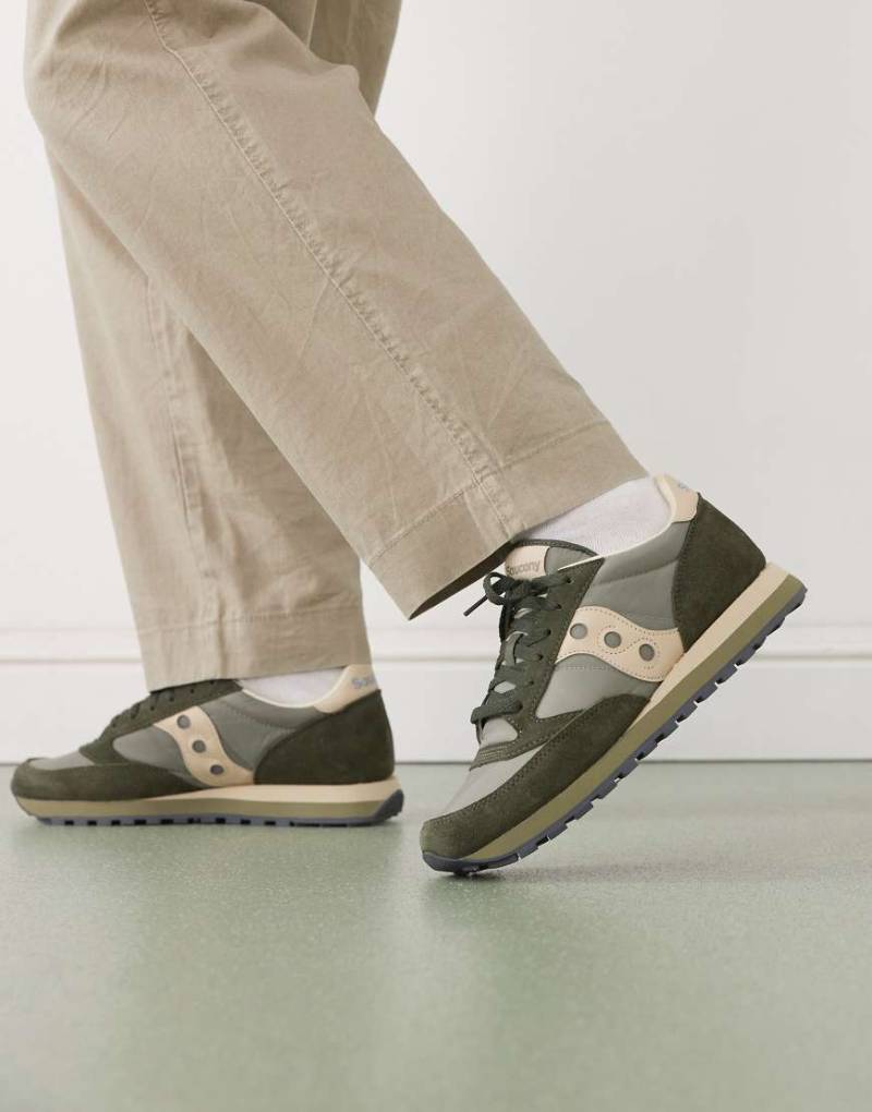 Saucony - Jazz Original - Sneaker in Grün und Sand Saucony - Jazz Original - Sneaker in Grün und Sand von Saucony