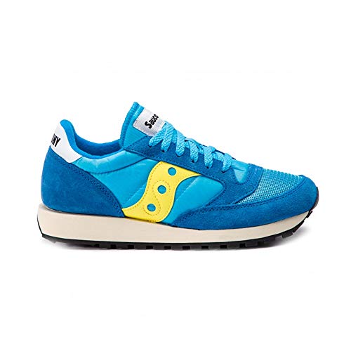 Saucony Jazz Original Vintage Herren Sportschuhe, Blue Yellow, 39 EU von Saucony