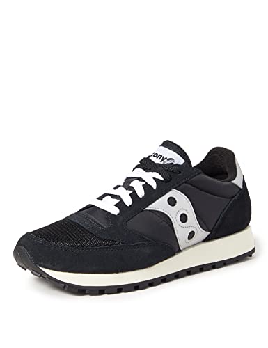 Saucony Jazz Original Vintage Herren Sportschuhe, Black White, 46.5 EU von Saucony