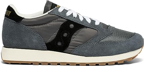 Saucony Jazz Original Vintage Herren Sportschuhe, Grey Black, 43 EU von Saucony Originals