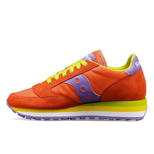 Saucony Jazz Triple Sneaker für Damen, Orange/Flieder, 37.5 EU von Saucony