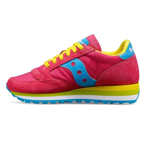 Saucony Jazz Triple Sneaker für Damen, Pink/Hellblau, 40.5 EU von Saucony