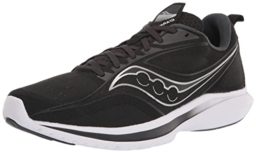 Saucony Kinvara 13 Herren-Laufschuh, schwarz/silberfarben, 44.5 EU von Saucony