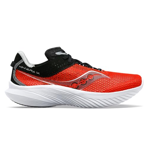 Saucony Men's Kinvara 14 Sneaker, Infrared/Black, 44 EU von Saucony