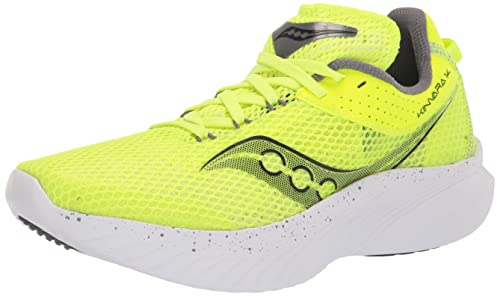 Saucony Men's Kinvara 14 Sneaker, Zitrone/Schwarz, 41 EU von Saucony