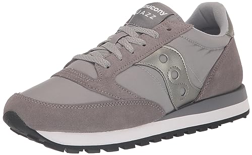 Saucony Leather Sneakers Jazz Original Grey, Yellow von Saucony