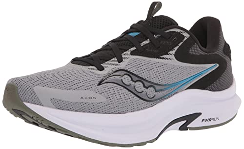 Saucony Men's AXON 2 Running Shoe, Alloy/Topaz, 11.5 von Saucony