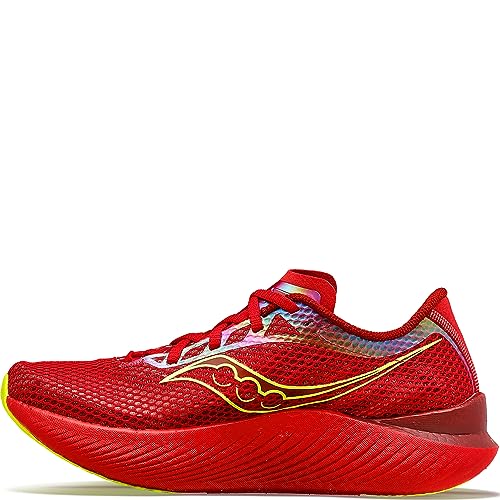 Saucony Men's Endorphin PRO 3 Sneaker, RED Poppy, 8 von Saucony