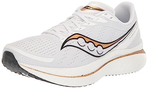 Saucony Men's Endorphin Speed 3 Sneaker, White/Gold, 7.5 von Saucony