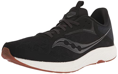 Saucony Men's Freedom 5 Running Shoe, Black/Gum, 9 Saucony Men's Freedom 5 Running Shoe, Black/Gum, 9 von Saucony