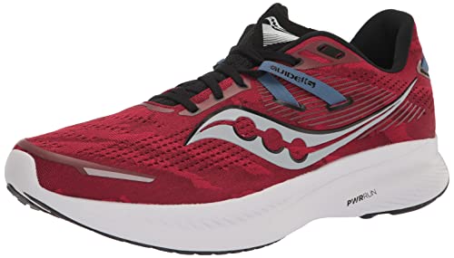 Saucony Men's Guide 16 Sneaker, Dahlia/Black, 47 EU von Saucony