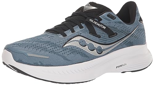 Saucony Men's Guide 16 Sneaker, Murk/Black, 8 von Saucony