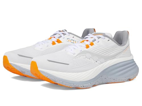 Saucony Men's Hurricane 24 Sneaker, White/Cloud, 44 EU Saucony Men's Hurricane 24 Sneaker, White/Cloud, 44 EU von Saucony