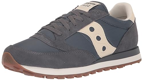 Saucony Men's Jazz Original Sneaker, Navy/Cream, 7.5 von Saucony