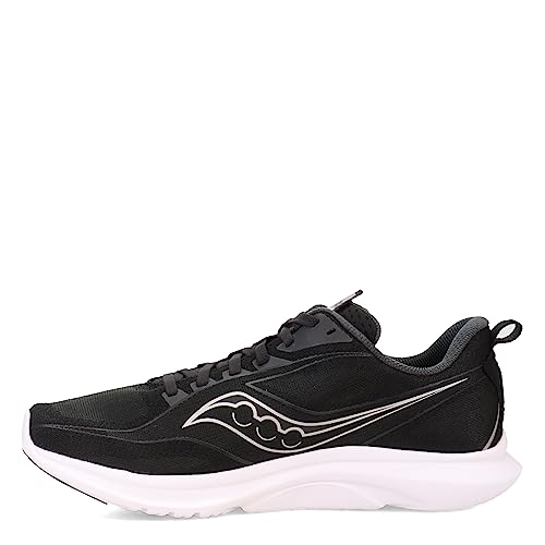 Saucony Men's Kinvara 13 Running Shoe, Black/Silver, 11 Wide von Saucony