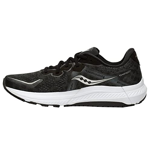 Saucony Men's Omni 20 Running Shoe, Black/White, 9.5 von Saucony