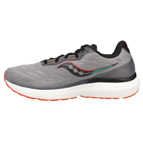 Saucony Men's Triumph 19 Running Shoe, Alloy/FIRE, 10.5 von Saucony