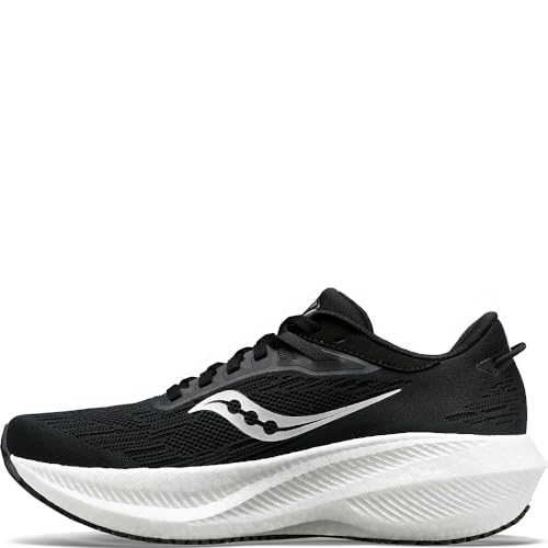 Saucony Men's Triumph 21 Sneaker, Black/White, 11.5 von Saucony