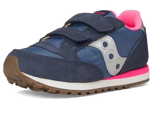 Saucony Originals Jazz Double HL Sneaker, Navy/Silver/Pink, 37 EU Saucony Originals Jazz Double HL Sneaker, Navy/Silver/Pink, 37 EU von Saucony